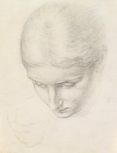 Studie af en kvinde. ca. 1868-71 af Edward John Poynter